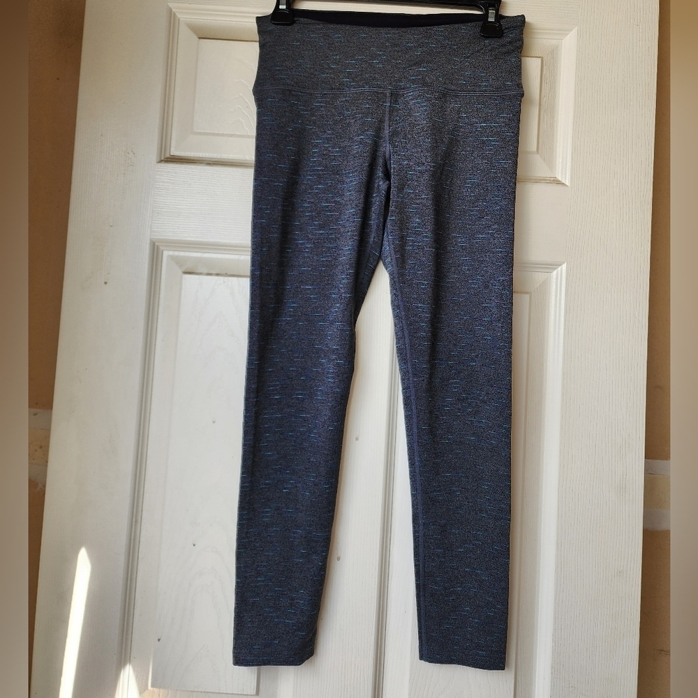 Blue and Black Leggings